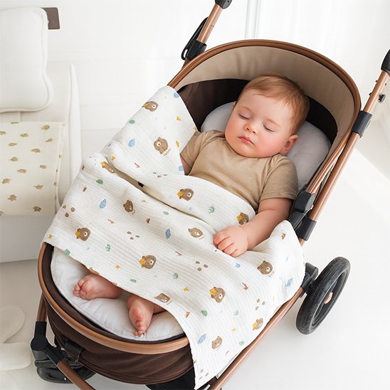 Couverture bébé chaude et douce poussette