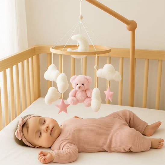Mobile bébé apaisant musical-dort