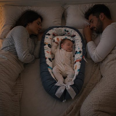Reducteur de lit bebe face
