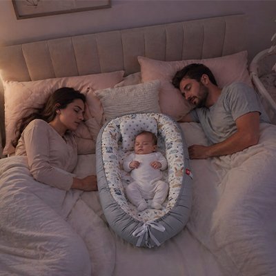 Reducteur de lit pour bebe parent