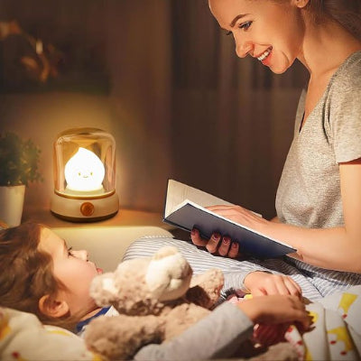 Veilleuse bébé douce lumière calin maman