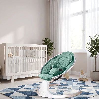 Balancelle bébé  électrique Vitesses vert