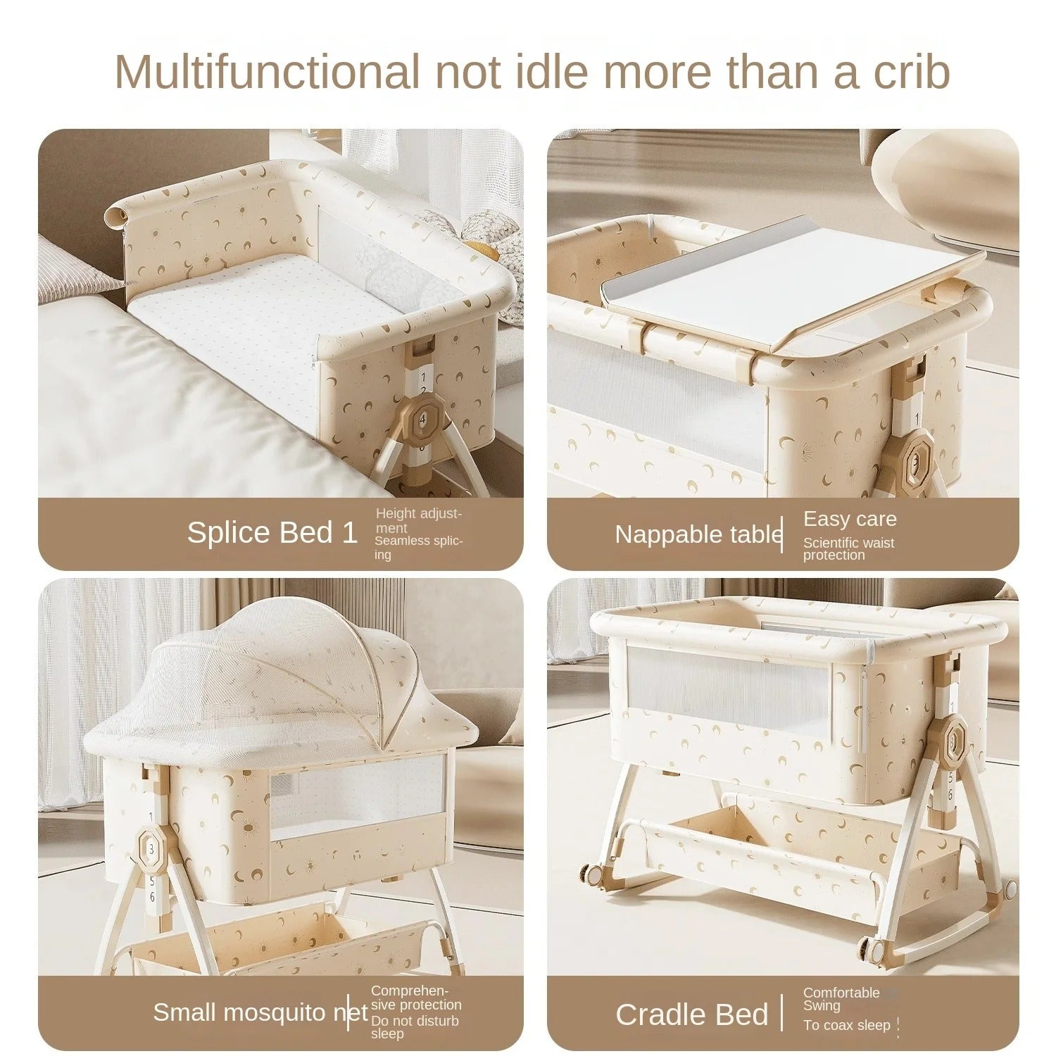 Couffin bebe multifoncton plusieurs