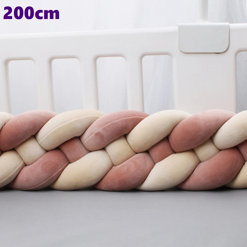 Tresse de lit quatres brins kaki brun