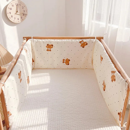 Tour de lit bébé | Fleuri