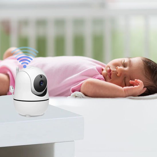 Camera bebe intelligente hd rose