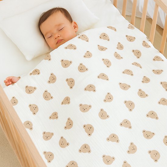 Couverture bébé chaude et douce étiré