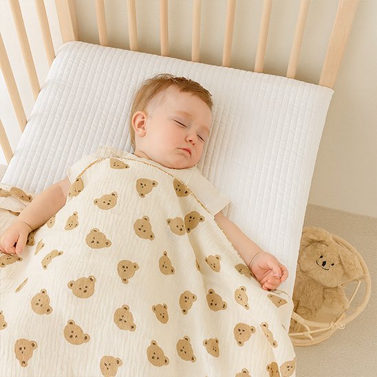 Couverture bébé chaude et douce jaune