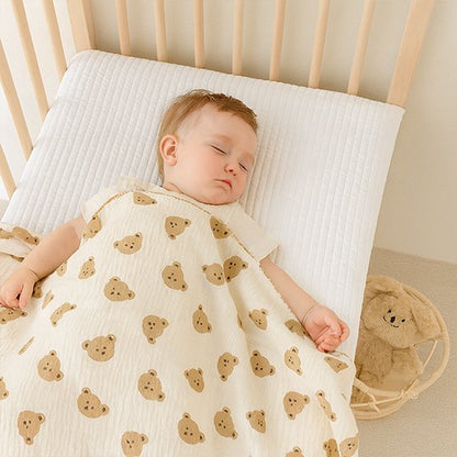 Couverture bébé chaude et douce jaune