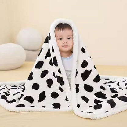 Couverture bébé cocon douceur chat blanc