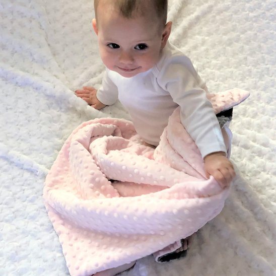 Couverture bébé douceur blanc