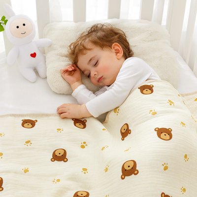 Couverture bébé douillet côté