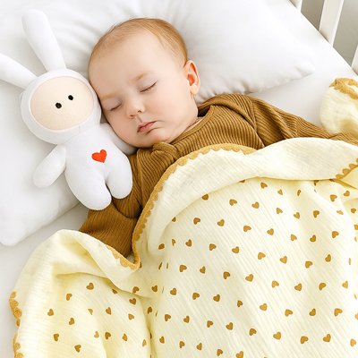 Couverture bébé douillet dort