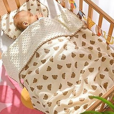 Couverture bébé douillet lit