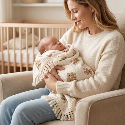 Couverture bébé endormi