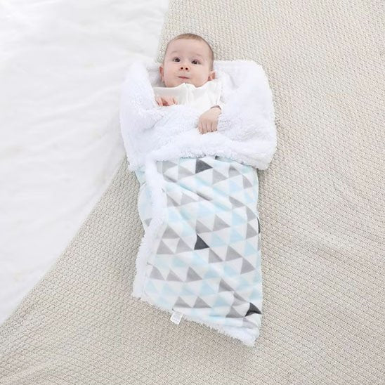 Couverture bébé ultra douce chaude blanc