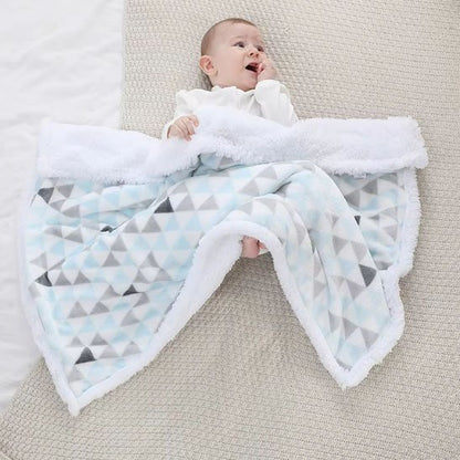 Couverture bébé ultra douce chaude ouvert