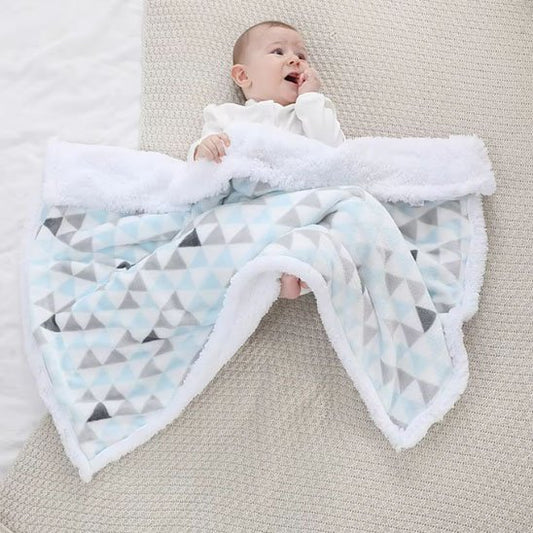 Couverture bébé ultra douce chaude ouvert