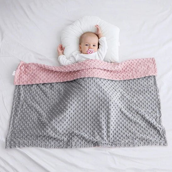 Couverture bébé ultra douce revers