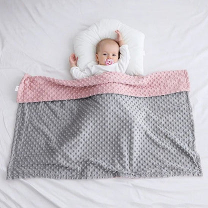 Couverture bébé ultra douce revers