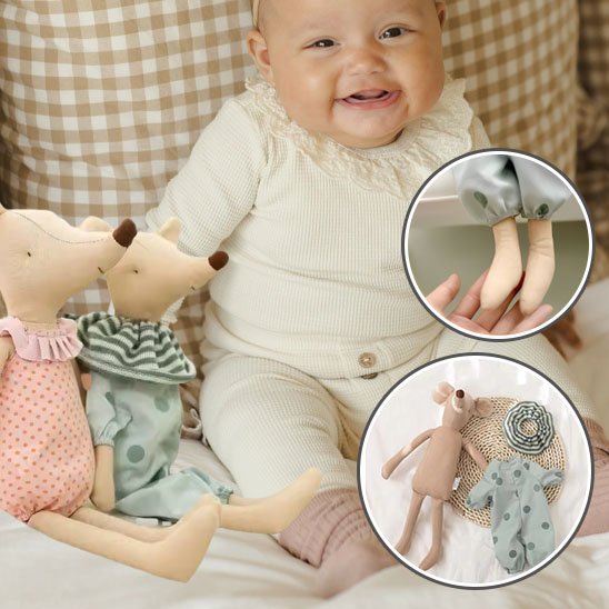 Doudou compagnon rire