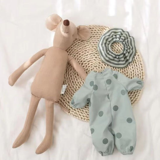 Doudou compagnon gris