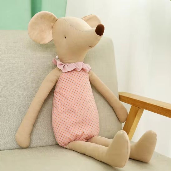 Doudou compagnon rose