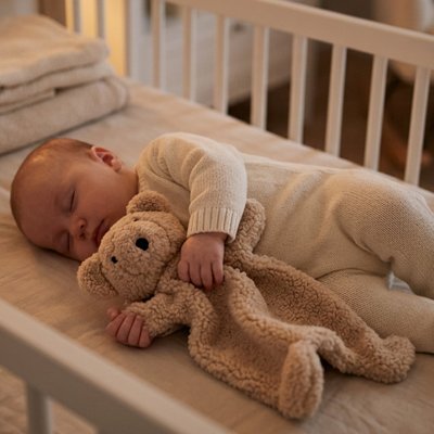 Doudou fourure ourson cote