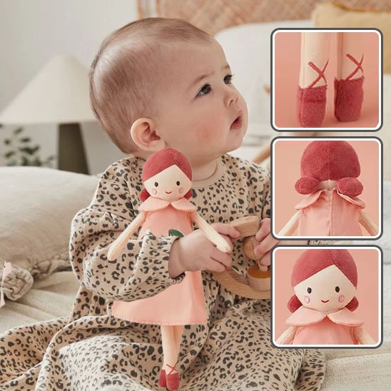 Doudou tout doux rose