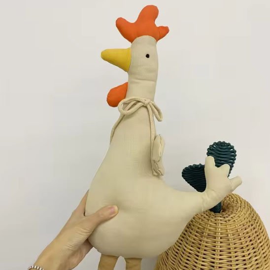 Doudou ultra doux coq