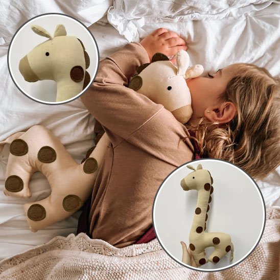 Doudou ultra doux giraffe