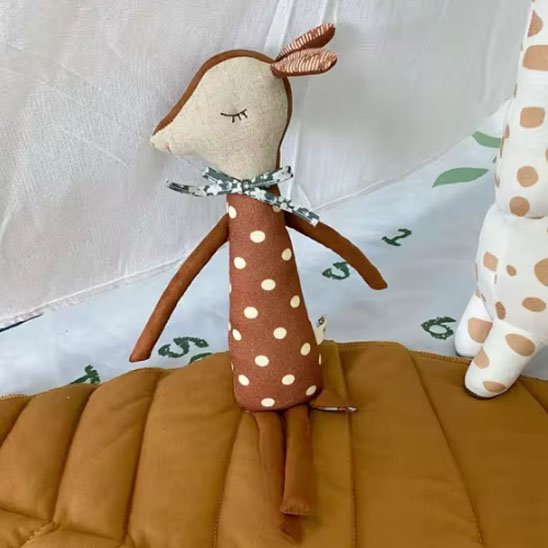 Doudou ultra doux gris