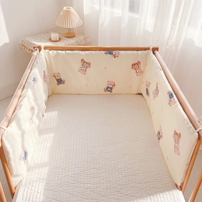Tour de lit bébé | Fleuri