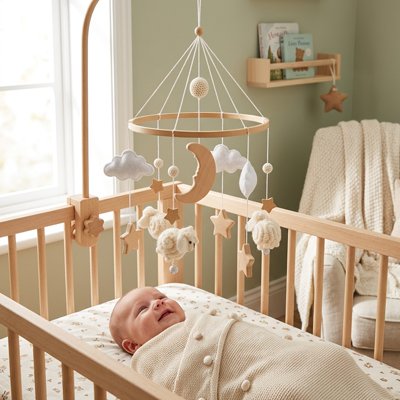 Mobile bébé doux sommeil