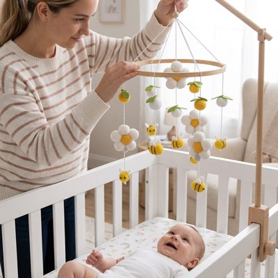 Mobile bébé lit