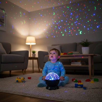 Projecteur enfant étoilé nuit