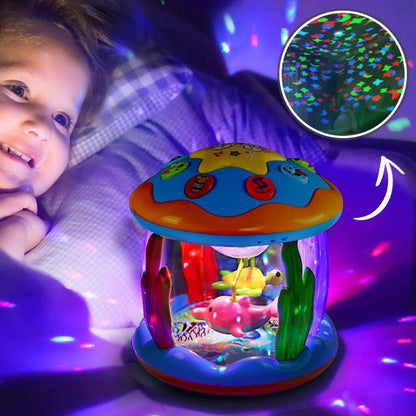 Projecteur veilleuse sommeil apaisant du bébé au lit