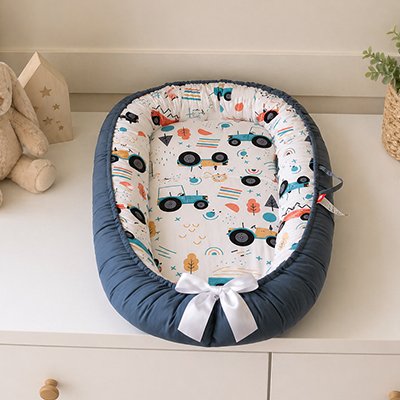 Reducteur de lit bebe blanc