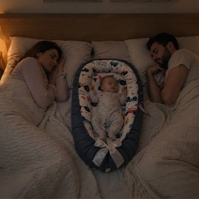 Reducteur de lit bebe blue