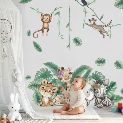 Stickers muraux bébé decor