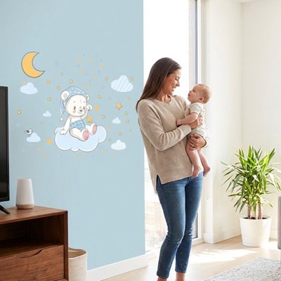 Stickers muraux chambre debout