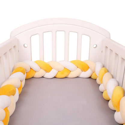 tresse de lit blanc jaune pourpre