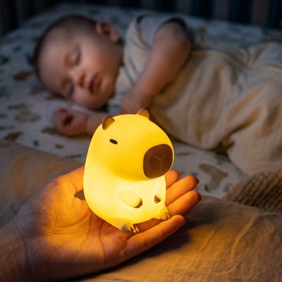 Veilleuse bébé douce main