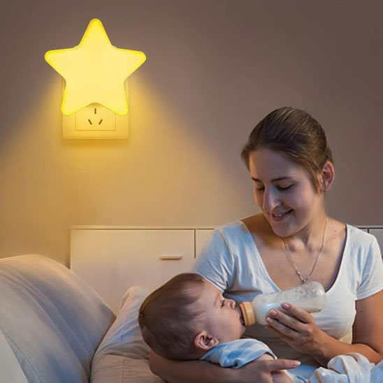Veilleuse bébé apaisante allaitant