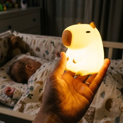 Veilleuse bébé douce éclairé