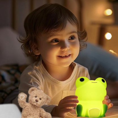 Veilleuse bébé lumière douce apaisante vert 