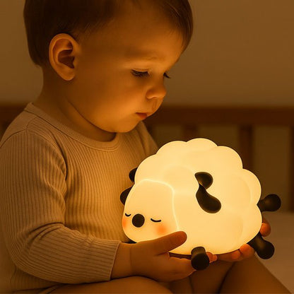 Veilleuse bébé mouton face