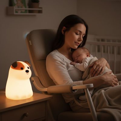 Veilleuse bébé nuits sereines maman