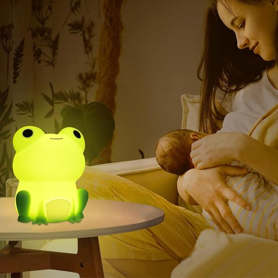 Veilleuse bébé lumière douce apaisante jauve