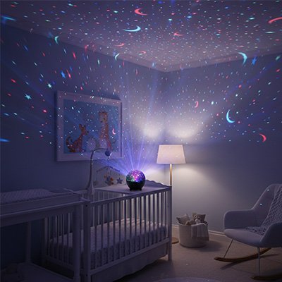 Veilleuse projection univers chambre